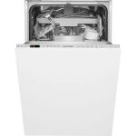 Indesit N&otilde;udepesumasin DSIO3T224CEID, 44.8cm, 82cm, 55.5cm, 10 n&otilde;ud, 44dB, E klass, 2520l/a, elektrooniline juhtimine