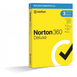 Norton 360 Deluxe tarkvara, 21408734, 25GB, 1 aasta, 3 seadet, turvalisus, VPN, vanemate kontroll, paroolihaldur, SafeCam