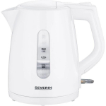 Severin Veekeetja WK 3411, 2200 W, 1 L, valge, 800 g, 360&deg; p&ouml;&ouml;ratav alus, veetaseme indikaator, automaatne v&auml;ljal&uuml;litus