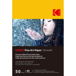 Kodak fotopaber 10x15 Fine Art Smooth 9891093, 230g/m&sup2;, 50 lehte, 102 &times; 152 mm, mat, sobib tindiprinteritele