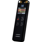 Kodak VRC550, Digitaalne diktofon, VRC550, 8GB, micro SD kuni 32GB, Stereo, 20Hz-20KHz, 10mW+, 581h salvestusaeg