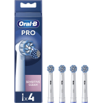 Oral-B Vahetatavad hambaharja pead EB60X-4, 4 tk, valged, t&auml;iskasvanutele, &uuml;hilduvad Oral-B k&auml;epidemetega