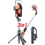GoXtreme GS1 kokkupandav gimbal nutitelefonidele ja tegevuskaameratele 55239, 10m juhtimisulatus, 400mAh aku