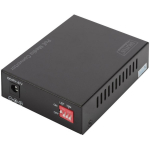 Digitus Gigabit Ethernet PoE+ meedia muundur DN-82140, 1 Gbps, RJ45/SFP, Ethernet 1000Base-X, V&auml;line