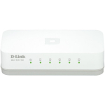 D-Link GO-SW-5E/E lauakomutaator, 5 porti, 10/100Mbps, haldamata, plug-and-play, kompaktne