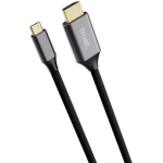 Trust 25630 kaabli soovahetaja USB-C HDMI, 2m, 3840x2160, must, h&otilde;bedane