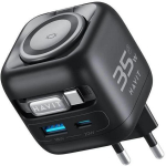 Havit UC250 A-EU GaN reisilaadija, 35W, 1xUSB-C PD, 0.7m, must