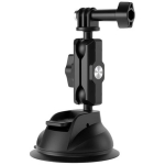 TELESIN TE-SUC-012 universaalne iminapikinnitus, 82.5mm, 10kg, 2 kuulliigendit, telefonihoidik, 1/4" adapter