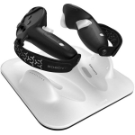 BoboVR CD3 laadimisalus, Meta Quest 3/3S, 2,5h laadimine, 30h t&ouml;&ouml;aeg, magnetlaadimine, LED-indikaator