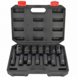 L&ouml;&ouml;kpadrunite komplekt, 1/2";, 14 tk., BLACK LINE, AW38691BL AWTOOLS