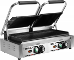 Divkār&scaron;ais kontaktgrils, YG-04560, YATO, 58 cm, 3,6 kW, divas neatkarīgas sildī&scaron;anas zonas