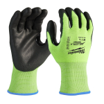 PRETSAGRIE&Scaron;ANĀS AIZSARDZĪBAS B KLASES ATSTAROJO&Scaron;I CIMDI, HI-VIS CUT B GLOVES - 10/XL - 1PC, 4932479924 MILWAUKEE