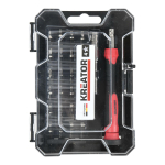 K&auml;rukruvikeeraja komplekt 26 tk KREATOR KRTH20006 Slotted, PH, TX, Hex, Plastkarp