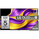 LG teler OLED 55" OLED55G51LW, 4K Ultra HD, OLED evo, 3840 x 2160, 16:9, Smart TV, Wi-Fi, Bluetooth, 4 HDMI, 3 USB