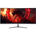 Acer LCD monitor UM.CE0EE.009 86.4cm (34"), 3440 x 1440, 1ms, 21:9, HDMI 2, DisplayPort 1, Kumer, Must