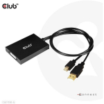 Club3D adapter CAC-1130-A, Mini DisplayPort 1,2a, DVI-D 1, Dual-Link 2560 x 1600 @ 60Hz, 3840 x 2160 @ 30Hz, 1920 x 1080