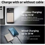 Intenso Power Bank 7344031 10000 mAh, 15 W juhtmevaba laadimine, 20 W USB-C PD, MagSafe &uuml;hilduv, &scaron;ampanja