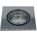 Besk 9093801, 87mm, 87mm, 27mm, GU10, 1, 50W, IP20, ruudukujuline, sisse ehitatud lambid