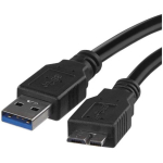 Emos USB kaabel S70203, 1m, must, 3.0, 5 Gbit/s, A pistik &ndash; mikro B pistik, laadimiseks/andmete edastamiseks, 1 tk blisterpakendis