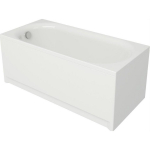 Cersanit Vann Octavia 5733086, 150x70cm, 44cm, ristk&uuml;lik, valge, akr&uuml;&uuml;l, l&otilde;ppvool, 160l, &uuml;hekohaline, jalad kaasas