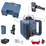 Bosch Professionaalne 360-kraadine laser GRL 300 HV 0601061504, 1.8kg, 3.0mm/m, klass 3R, IP54, 635nm, 2x LR20 1.5V aku, RC1, LR 1