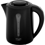 Adler Veekeetja AD 1244b, 1850 W, 2,5 L, Plastmass, 360&deg; p&ouml;&ouml;ratav alus, Must