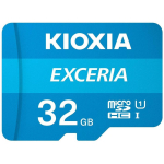 Kioxia Exceria m&auml;lukaart LMEX1L032GG2, 32 GB, 100 MB/s, UHS-I, Class 10, U1, SD adapter