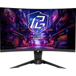 Asrock PG27QRT2A Phantom Gaming LCD monitor, 68.6 cm, 2560x1440 px, QHD, 180 Hz, 2xHDMI, 1xDisplayPort, 1.5 m toitekaabel