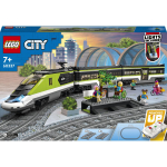 Lego Plokid City 60337 Ekspress Reisijate Rong, 764 tk, 7 a, kaugjuhtimispult, 6 minifiguuri, 24 r&ouml;&ouml;baste osa