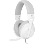 White Shark Juhtmega m&auml;ngupeakomplekt PARROT WHITE/GREY, 165 g, 40 mm, 121 dB, 30 &Omega;, 1.8 m, 2.0, 3.5 mm, T&otilde;mmatav mikrofon