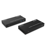 Digitus HDMI pikendaja DS-55522, 150m, 4K 60Hz, 2x USB 1.1, PoC, metallkorpus, seinakinnitus