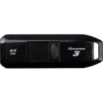 Patriot USB m&auml;lupulk Xporter 3 PSF64GX3B3U, 64 GB, 80 MB/s, USB 3.2, must, libisev disain, Plug and Play, UASP