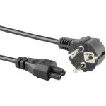 Sbox toitekaabel MODEL PC-POWER-C5-2, 2m, 0,5mm2, 10A, Euro t&uuml;&uuml;p C, IEC C5, 3x28x0,15 Cu, must