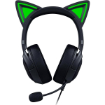 Razer k&otilde;rvaklapid Kraken Kitty V2 RZ04-04730100-R3M1, 20-20000 Hz, 32 &Omega;, -42 dBV/Pa, USB A, must, ruumiline heli, RGB valgustus