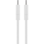 Goobay USB-C laadimis- ja s&uuml;nkroonimiskaabel 66315, 0.5 m, 60W, 3 A, kuni 480 Mbps, valge