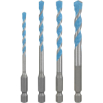 Bosch EXPERT HEX-9 2608902289, universaalne puurikomplekt, 5 tk, 4-8mm, kuuskantvars, karbiidist otsik, blistripakend
