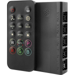 Tacens Mars Gaming MFHUB ARGB kontroller, 10x2A, 12V, 5V, 4-pin, 3-pin, PWM, must