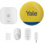 Yale smart alarm starter kit 6 elements - Control unit, Siren, Keypad, Remote control, Motion detector, Window/door detector