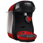 Bosch Tassimo Happy TAS103E kapslikohviaparaat, 0.7L, 1400W, 220-240V, 50-60Hz, puutetundlik, TASSIMO, must/punane