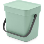 Brabantia Sort & Go pr&uuml;gikast 211683, 3 l, 0,6 kg, Jade Green, XXS, kaanega, seinakinnitus, k&auml;epide