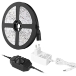 LEPRO 4100067-DW-EU LED-riba, 5m, 300 LED, 1650lm, 6000K, 16W, 12V, k&uuml;lm valge, h&auml;mardi