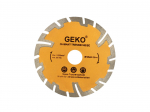 Turbo dimanta disks, 125x22,2 mm, sausai grie&scaron;anai, G00225, GEKO