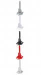 Cyclone flīžu līmeņo&scaron;anas sistēma, 3 mm plakana bāze, kods 35946, RUBI