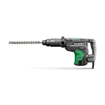 Rotācijas āmurs SDS-Max HIKOKI DH52MAWSZ, 1500 W, bezsuku, 15.5 J, 52 mm urb&scaron;anas diametrs