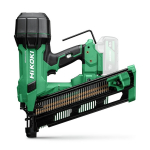 Bezvadu naglotājs HIKOKI NR1890DRAW9Z, 18 V, bezsuku, 90 mm naglas, ātrums līdz 2.7 naglām/s