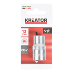 Mutriv&otilde;ti 12mm, KREATOR, KRTH30703, Veov&otilde;ti: 1/2", Materjal: Krom-vanaadium