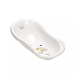 Beebivann 84cm korgiga Maria "Vikerkaar" 84x49x29cm valge 0618426100297 Keeeper