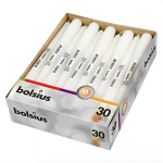 Lauak&uuml;&uuml;nal Bolsius 37359702 &Oslash;2.5x25cm valge