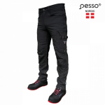 Mercury Stretch p&uuml;ksid, C62, Pesso, must, 92% nailon, 8% spandex