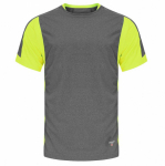 T-s&auml;rk Breeze, hall/kollane, M, PESSO, MP205_G-M, 92% terilen, 8% spandex, 95% pol&uuml;ester, 5% spandex